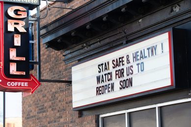 No grill today. This restaurant in St Paul, MN, is waiting to reopen after the Covid-19 crisis. - Photo: Shutterstock